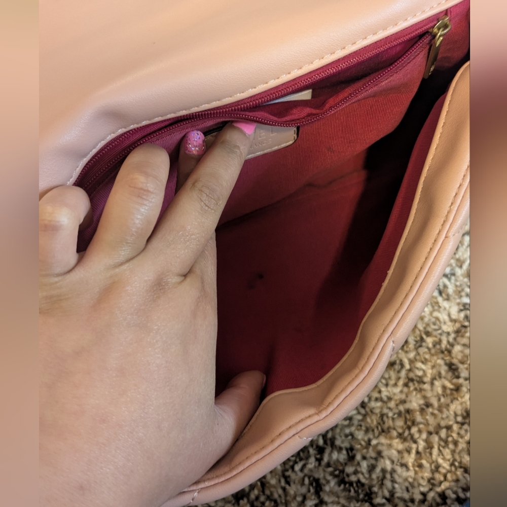 Nude Pink Flap Bag - Picture 9 of 12